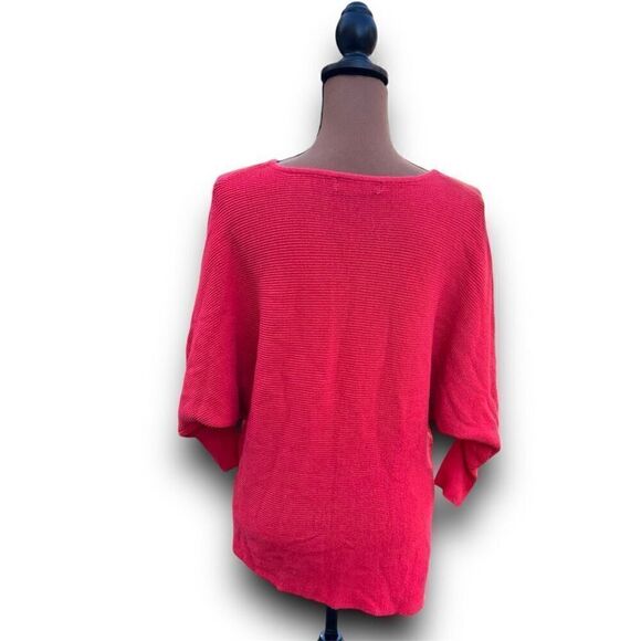 Ellen Tracy Poppy Ribbed Oversized Sweater Dolman Style Sleeves, Women’s Small - Picture 3 of 7
